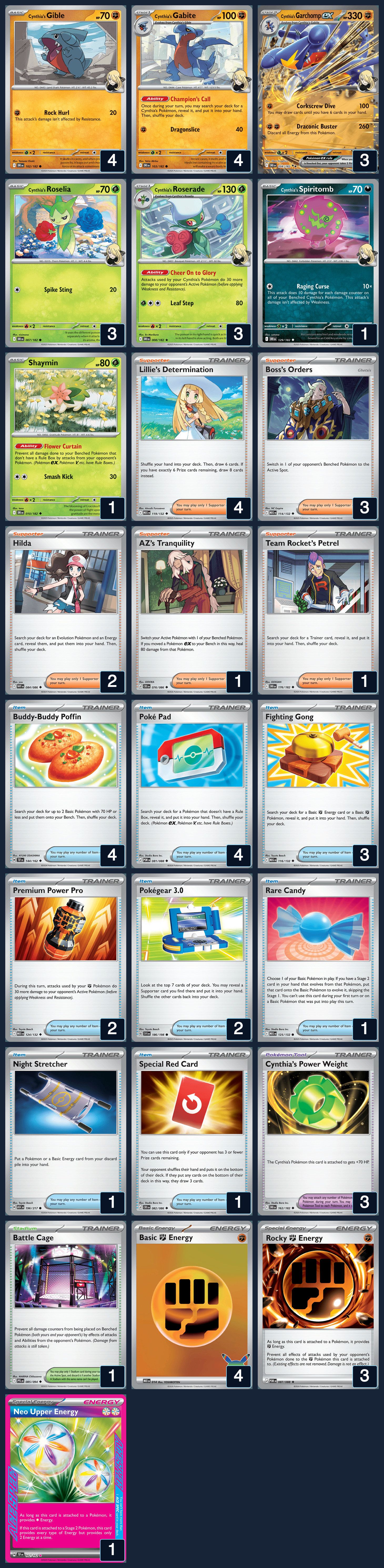 Complete 60-card deck list for rank 7, jonnybrah