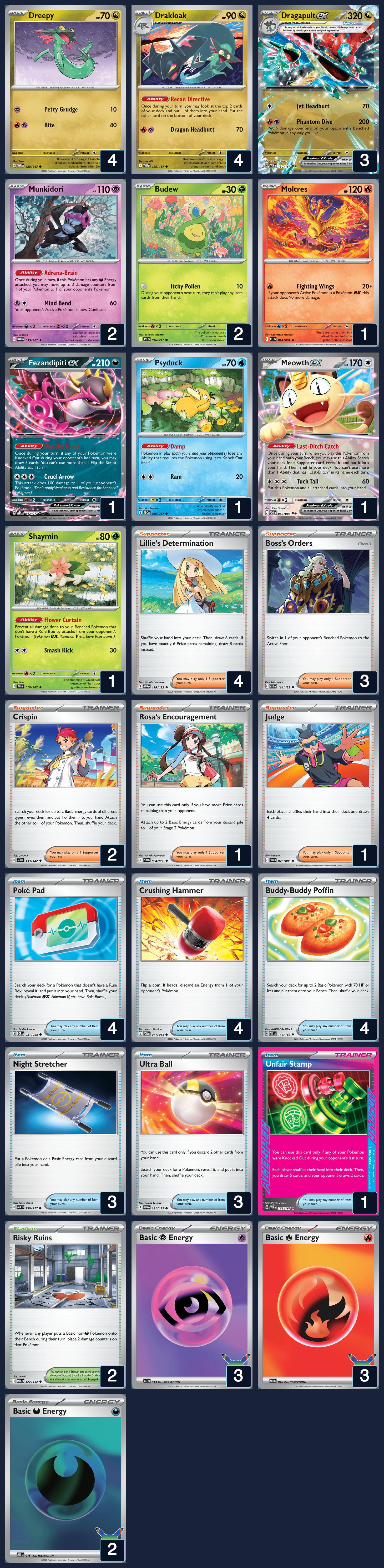 Complete 60-card deck list for rank 1, Druss88