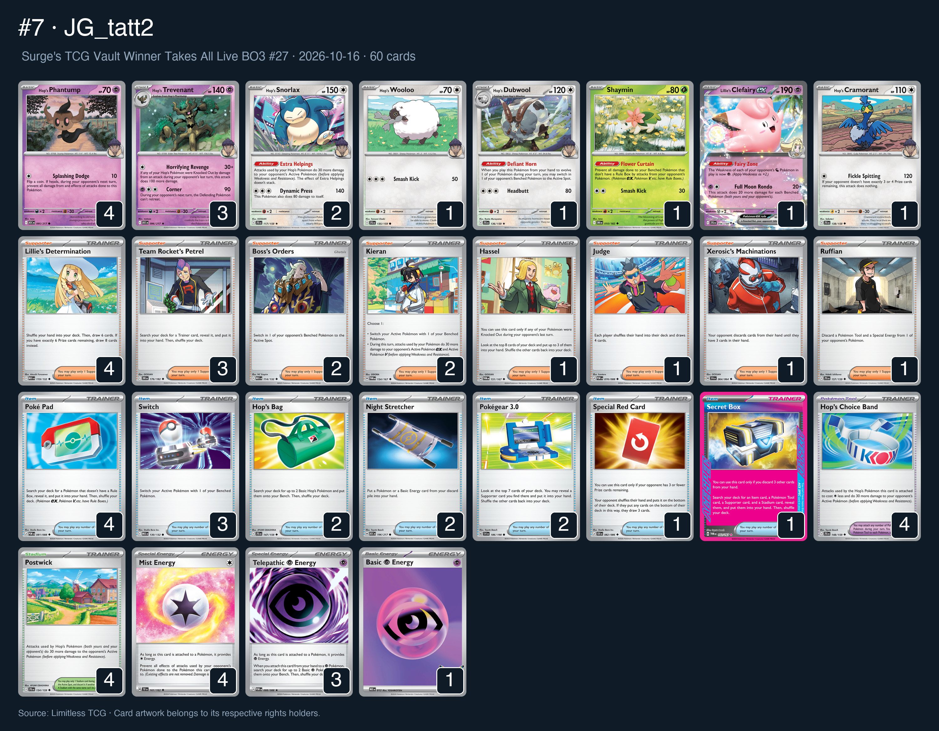 Complete 60-card deck list for rank 7, JG_tatt2